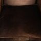 Art Deco design armchair finished in velvet and fitted with decorative nails