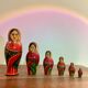 Lot of Russian dolls