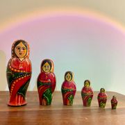 Lot of Russian dolls