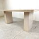 Vintage travertine dining table, 1970s