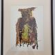 Jean-Paul Riopelle – Original lithograph – Stylized owl, 42 x 52 cm