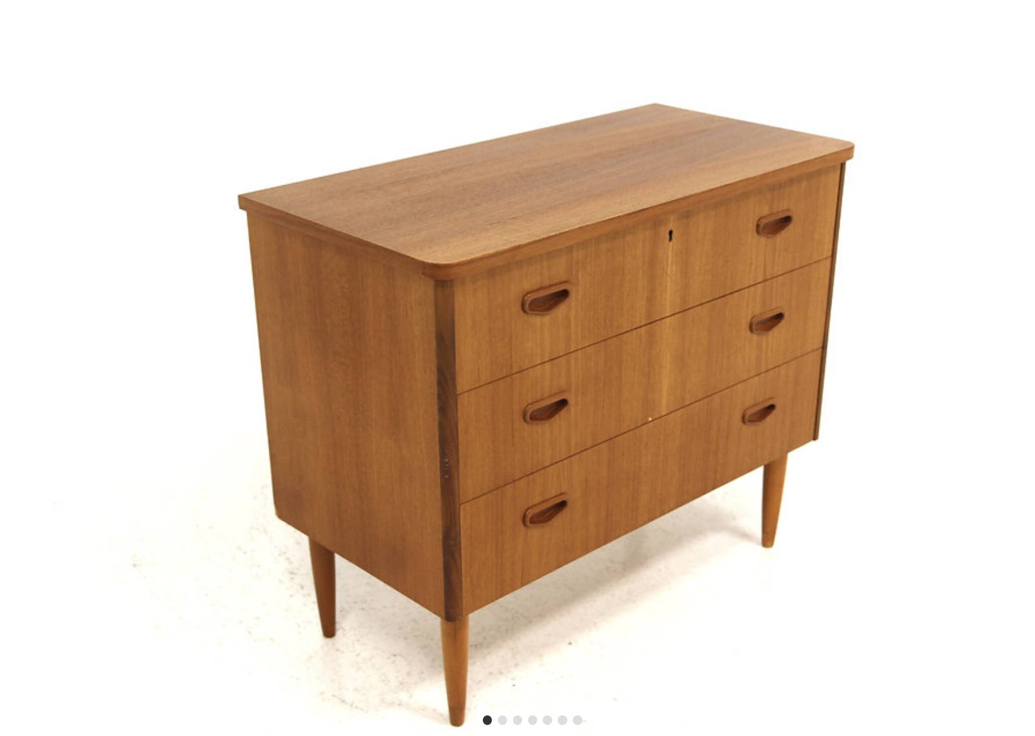 Commode scandinave en teck, Suède, 1960