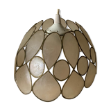 Vintage mother-of-pearl pendant lamp