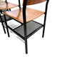 Ensemble de 4 chaises industrielles, Pays-Bas années 1970