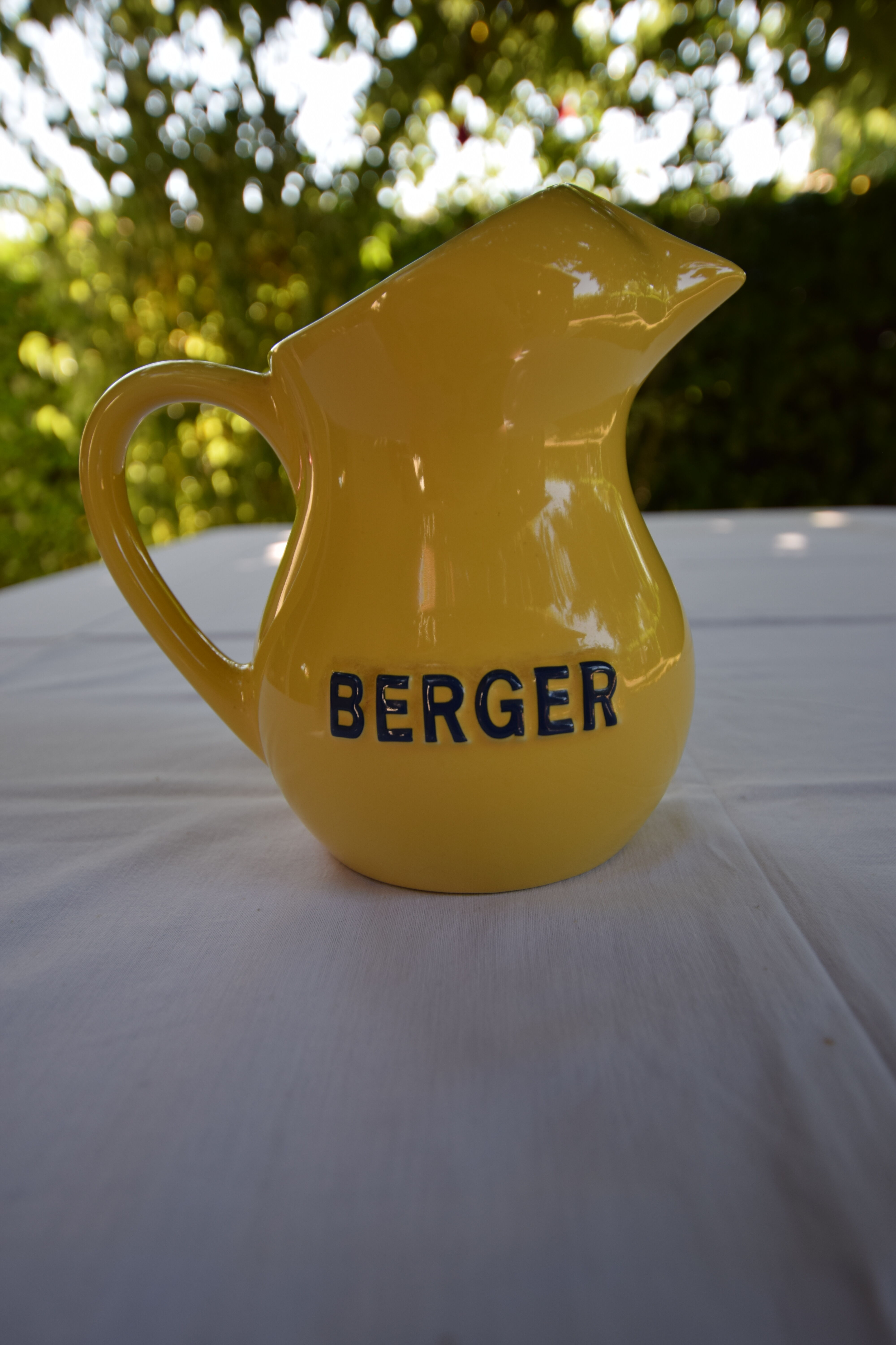 Vintage ceramic shepherd pitcher