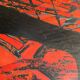 Tableau abstrait huile sur panneau, Serge Detriaux, ca 1988