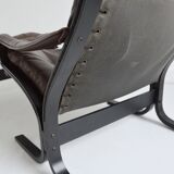 Siesta armchair with its ottoman by Ingmar Relling for Westnofa 1960s