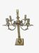 Chandelier bronze et laiton 56cm