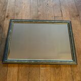 Old green seventies mirror