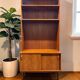 Vintage wooden library / shelf / display cabinet