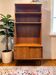 Vintage wooden library / shelf / display cabinet