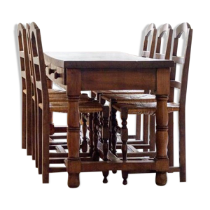 Table de Moines avec - chaises
