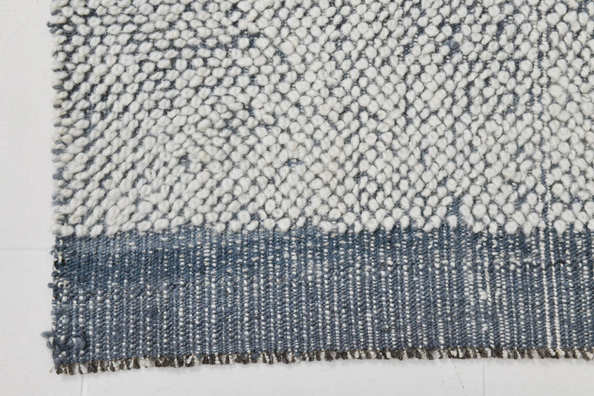 7x9 Blue White Modern Vintage Rug, 200x271Cm SK 34018 FREE SHIPPING