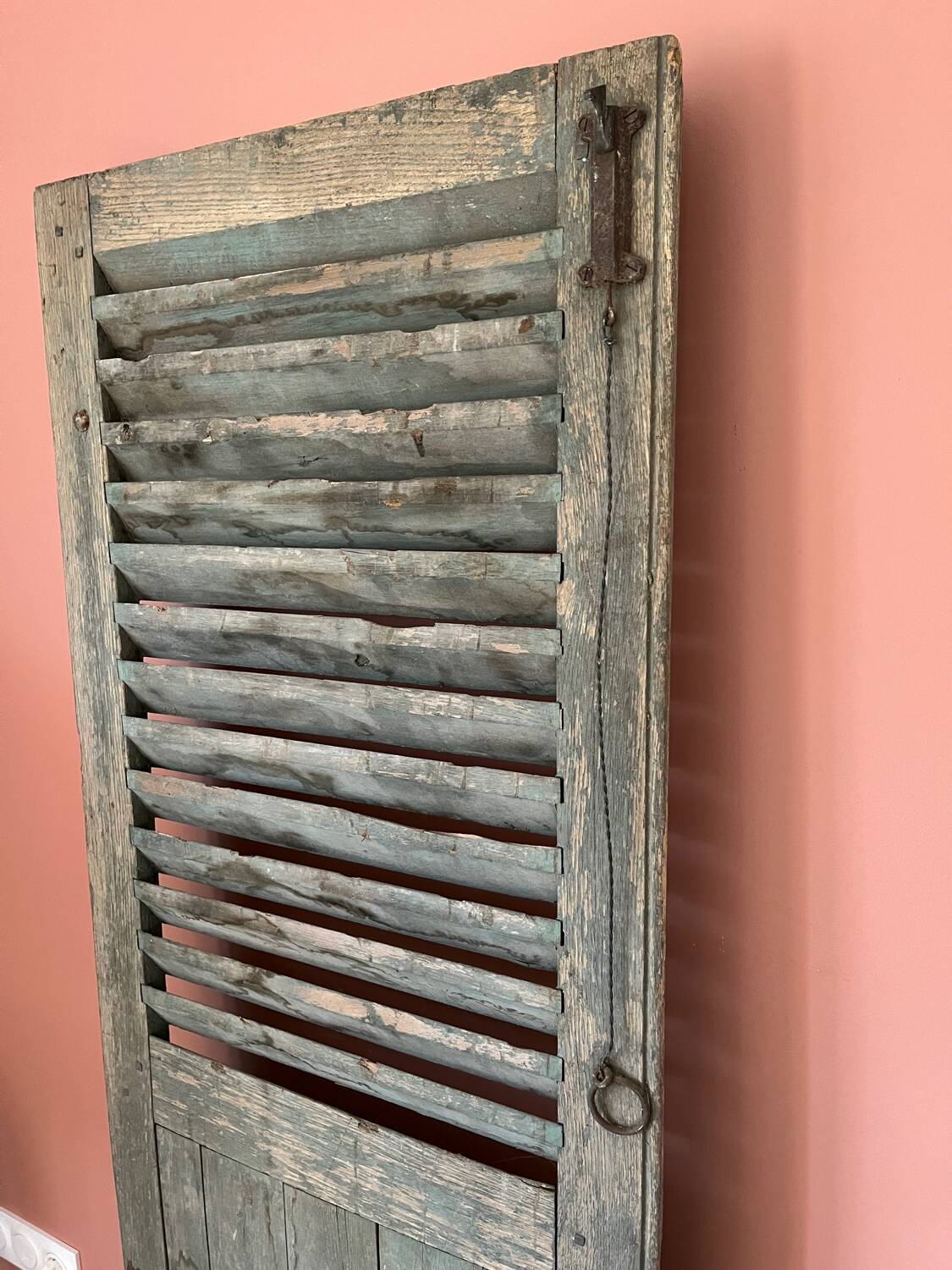 Old shutter blinds