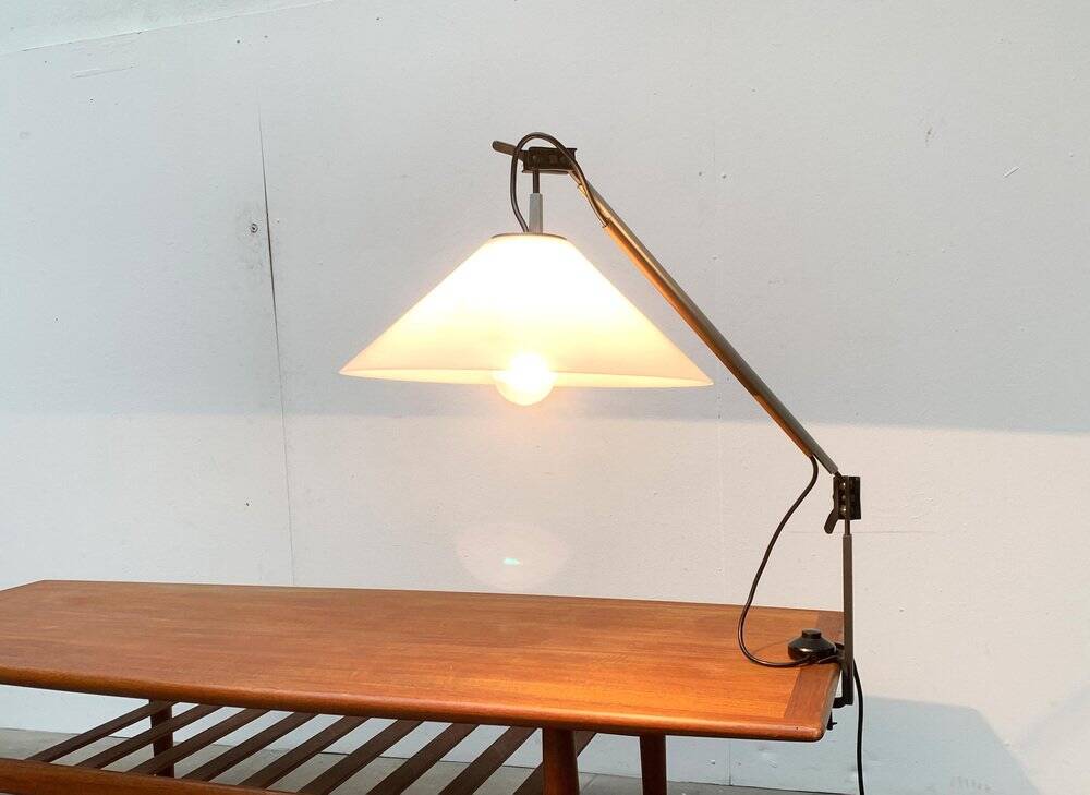 Postmodern Italian table lamp Aggregato by Enzo Mari & Giancarlo Fassina for Artemide, 1970s.