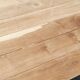 Solid oak farmhouse table in raw wood