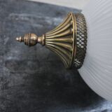 Italian brass and opaline hanging