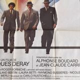 Affiche de cinéma originale, Le Gang avec Alain Delon et Maurice Barrier