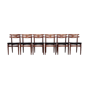 Lot de 6 chaises de Johannes Andersen,