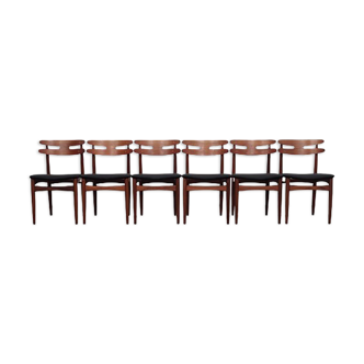 Set of 6 chairs byJohannes Andersen,  Bramin 1960