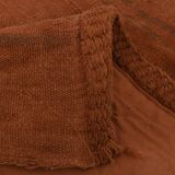 5x6 Terracotta Vintage Kilim Rug, 154x190Cm