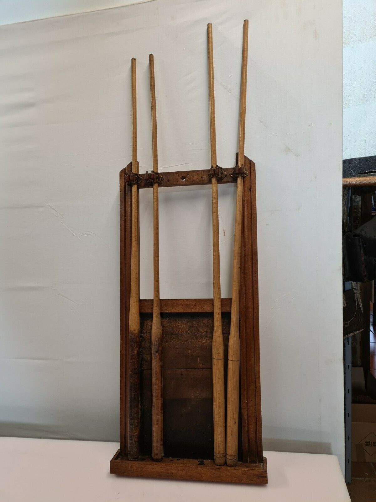 Wooden billiard tail door