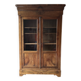 Antique Louis Philippe glass cabinet