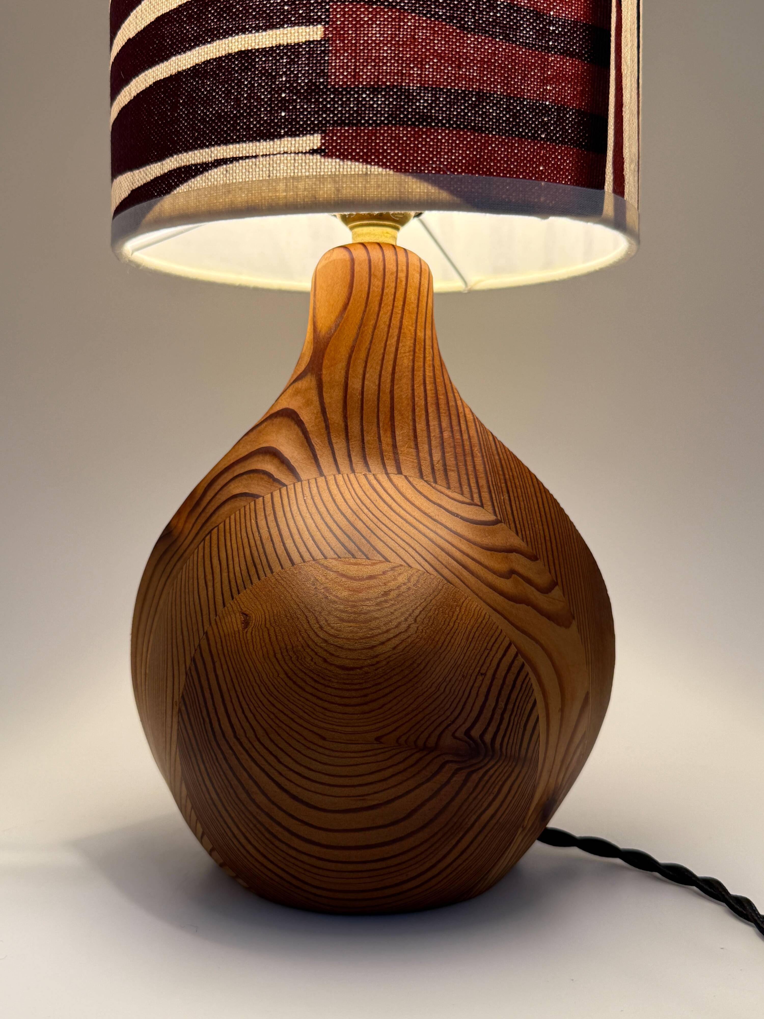 Scandinavian lamp • Custom lampshade • Mid Century