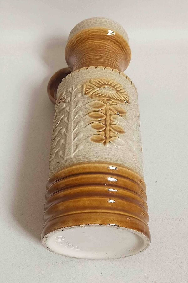 Vase céramique West Germany Années 70 Hauteur 40 cm