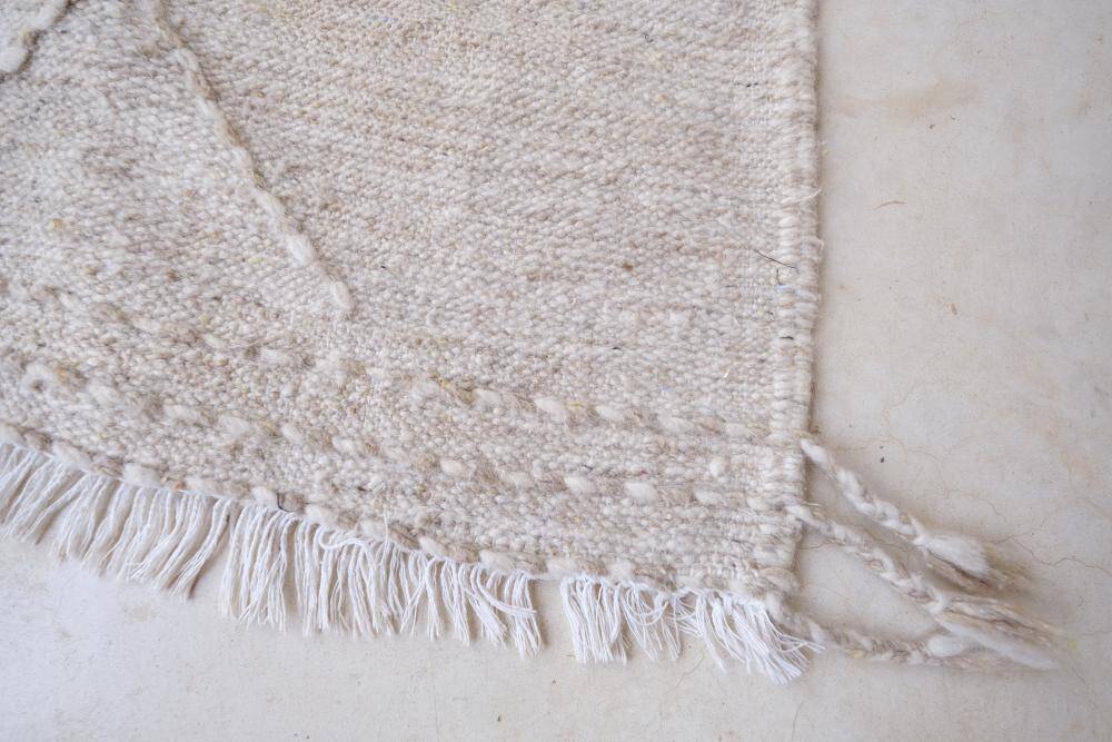 Small Kilim Rug Zanafi Beige - 140 x 100 cm
