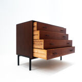 Mid-Century Modern Wooden Chest of Drawers, Italy, 1960s