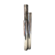 Silver metal candle holder 70s