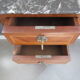 Antique wooden furniture inlaid and bronze ornaments