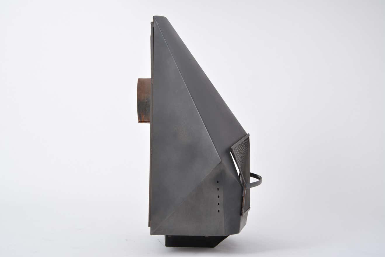 Modern steel fireplace model 5005 from Don Bar Design