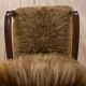 Halabala 269 lounge chair in long hair sheepskin