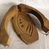 old wooden butter mold