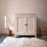 Buffet parisien ancien - bois & couleur lin