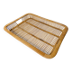 large vintage design rattan tray
