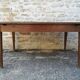 Oak farmhouse table two drawers