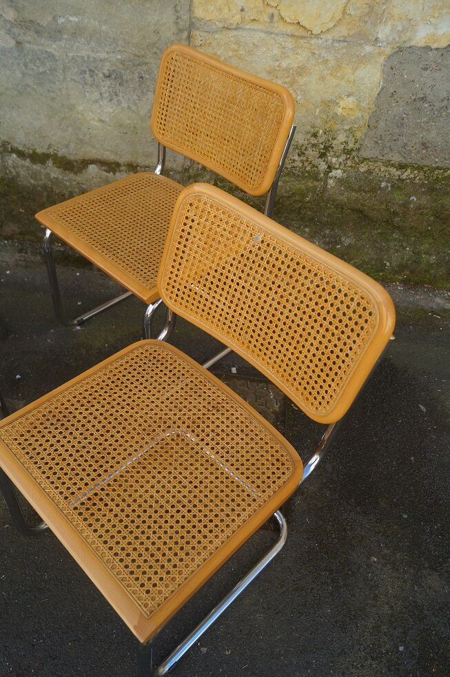 Chairs by Marcel Breuer cesca B32