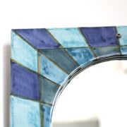 vintage ceramic mirror and design, 1970s