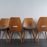 Set 4 chaises Lollipops, design Jiràk, 1960s