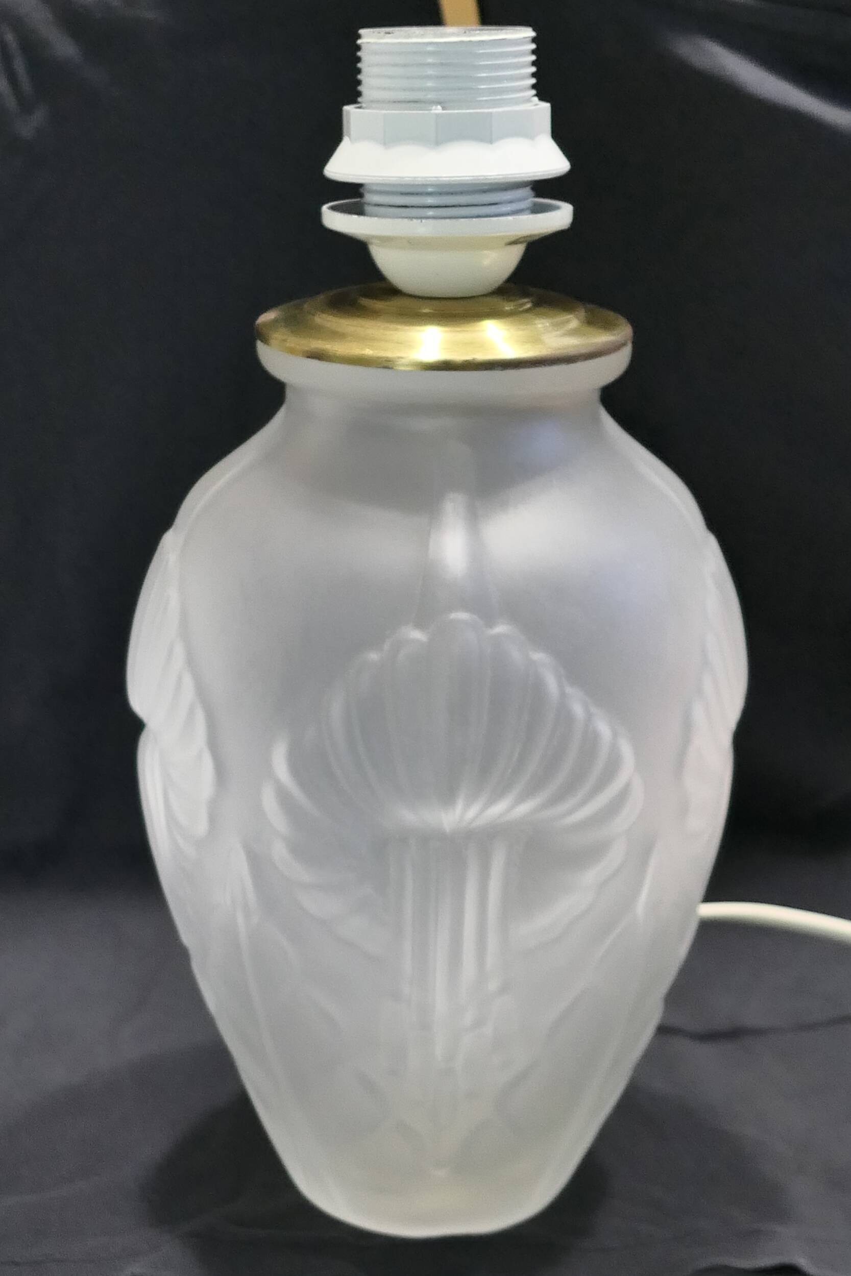 Rare table lamp base Maison Le Dauphin 1960-70