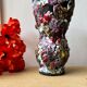 Vase vintage Vallauris lave de volcan