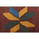 1970s vintage Turkish Oushak handmade wool cotton brown area rug 180x345