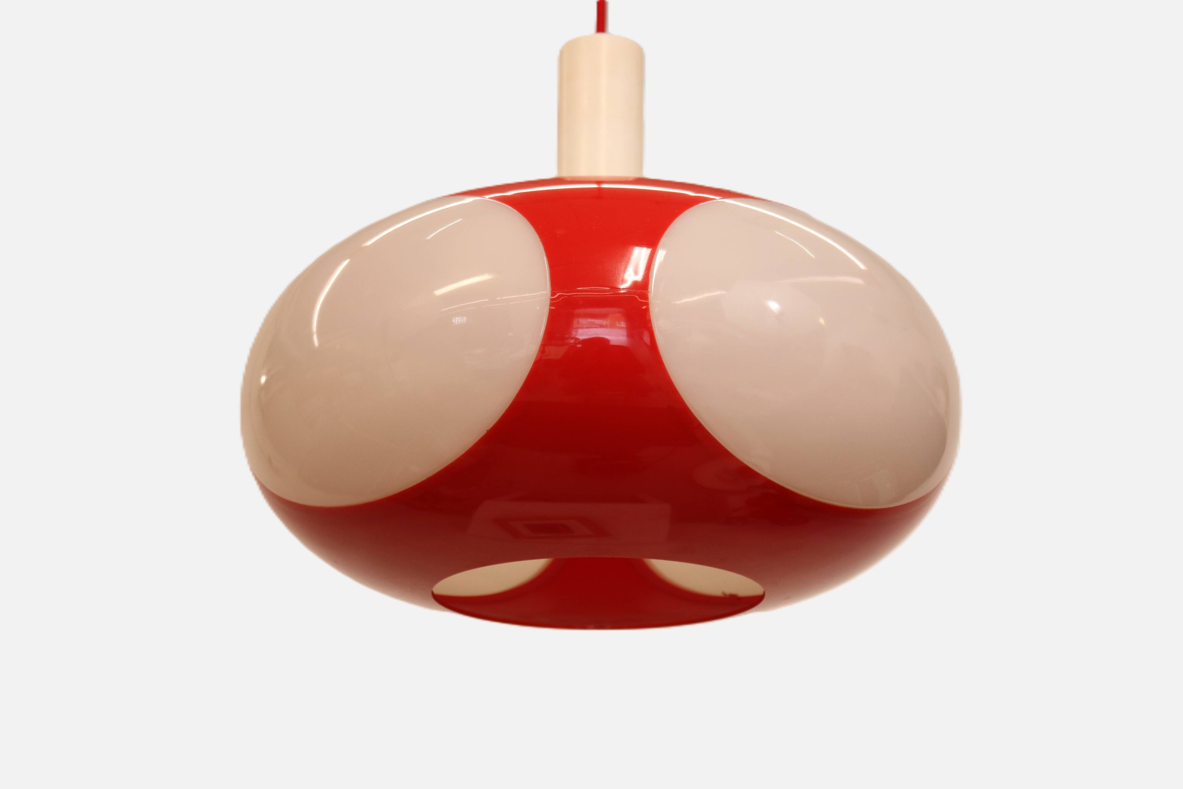 Space age bug eye UFO lamp *** Massive Belgium *** rare / white colour ***