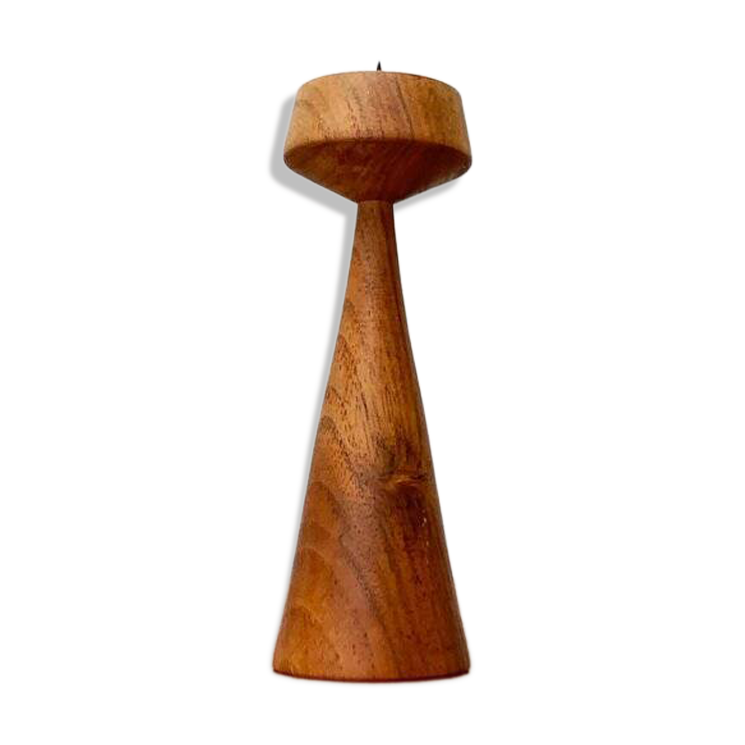 Danish Teak Candle Holder from the Mid-Century, 1960s