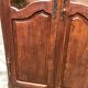 Old semi-glazed wardrobe