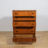 Mid-century teak dresser, Denmark, 1960s