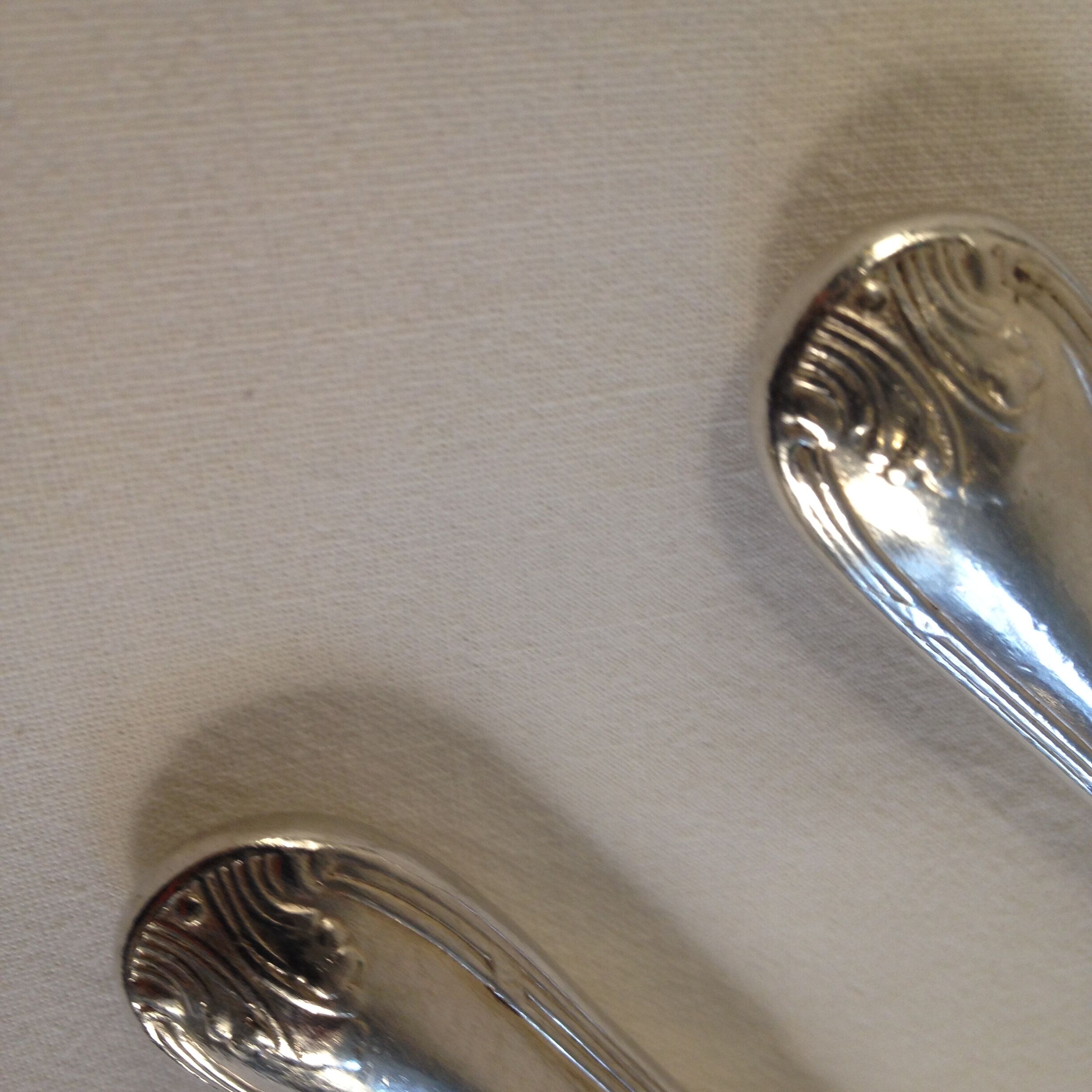 5 butter knives in silver metal Mappin & Webb